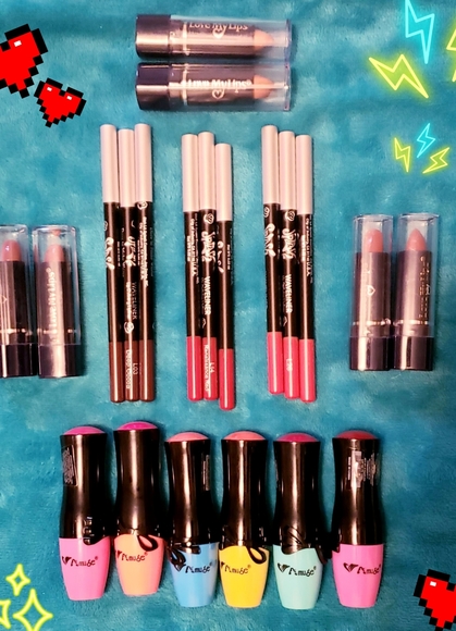 ****SOLD****          AMUSE Lipsticks & Splash Lipliners Bundle - Picture 11 of 12